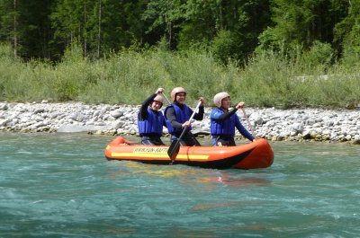 Canadiertouren im Lechtal / Tirol / Österreich Canadiertouren im Lechtal / Tirol / Österreich