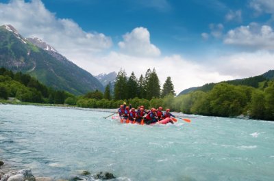 Rafting-Halbtagestour auf dem Lech (Privattour)