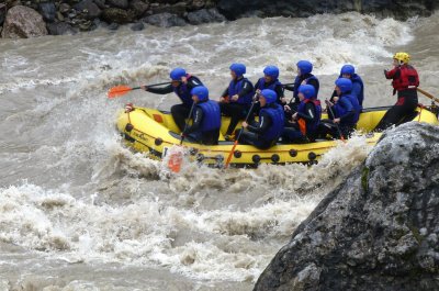 Rafting auf dem Inn (Imster Schlucht)