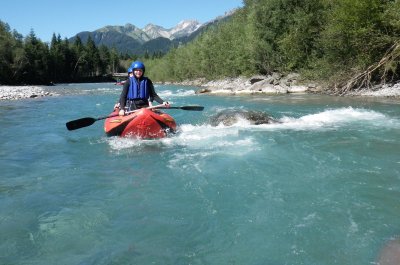 private Ganztages-Canadiertour mit Mittagsgrill am Lech