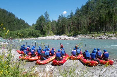 Ganztages-Canadiertour mit Mittagsgrill am Lech