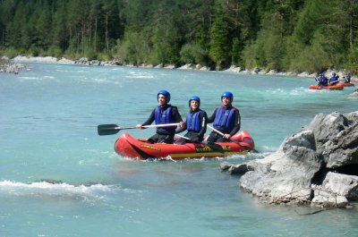 Canadiertouren im Lechtal / Tirol / Österreich Canadiertouren im Lechtal / Tirol / Österreich